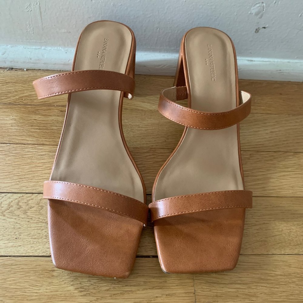 Banana Republic Double-Strap Block Heel Sandal